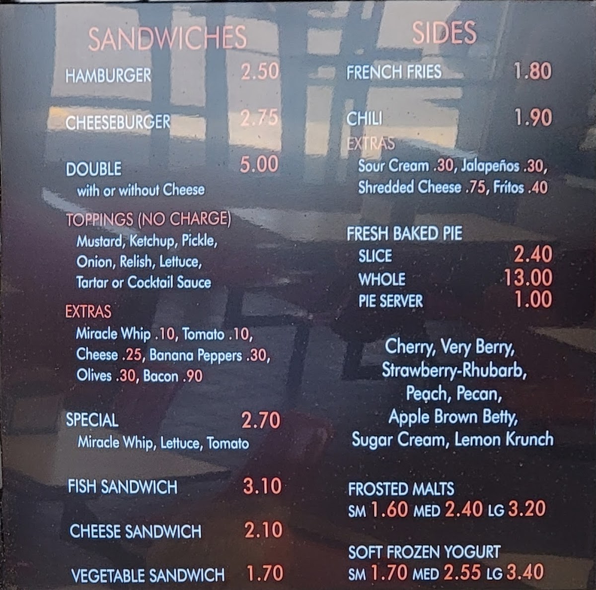Kewpee Hamburgers Menu - Image 4