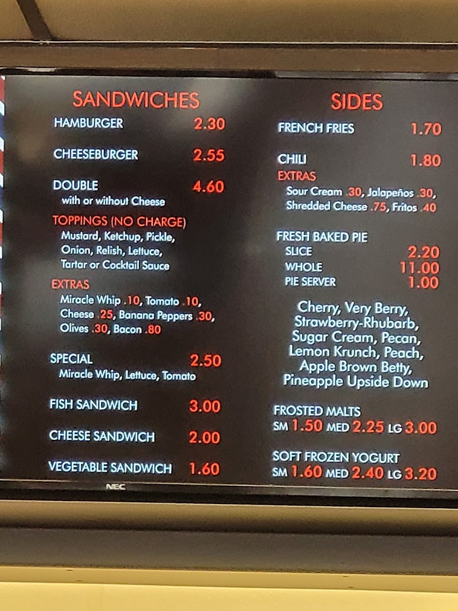 Kewpee Hamburgers Menu - Image 6